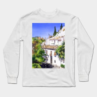 Sacromonte, Granada, Spain Long Sleeve T-Shirt